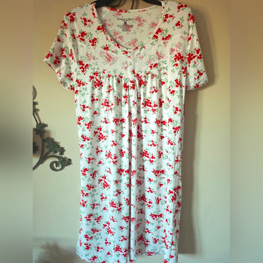 Floral Print Nightgown